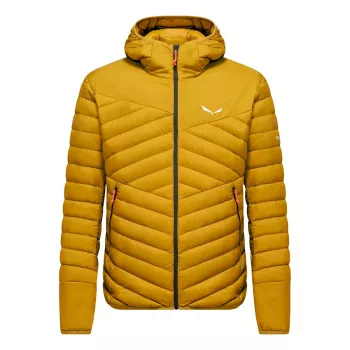 Péřová bunda Salewa Brenta, Gold/Black Out