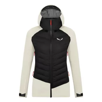 Dámská hybridní bunda Salewa Sella PTX 3L - Oatmeal