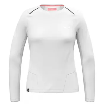 Dámské technické tričko Salewa Pedroc Dry Tee, bílé, velikost M