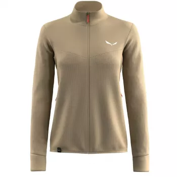 Salewa Puez Waffle Hybrid PL Jacket - Women's - Quicksand - Size S