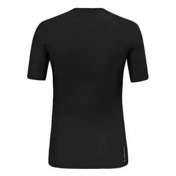Tričko Salewa Cristallo Warm Merino Wool, černé, velikost S