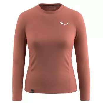 Dámská mikina Salewa Puez Dry Tee červená M