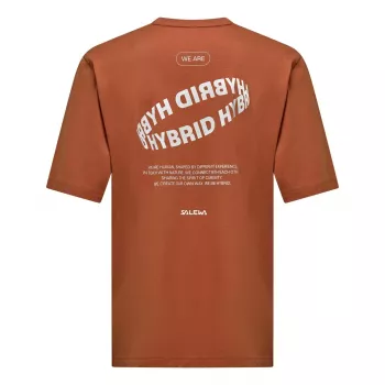Tričko Salewa Eagle Hybrid Loose, Coffee Brown, velikost L