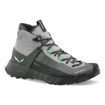 Turistické boty Salewa Wildfire NXT Mid GTX, Alloy/Dark Olive, UK 11,5 (EU 46,5)