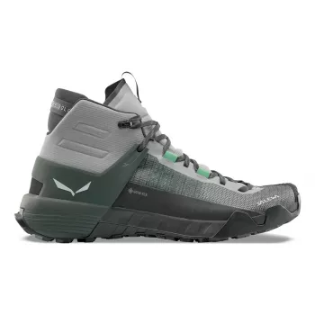 Turistické boty Salewa Wildfire NXT Mid GTX, Alloy/Dark Olive, UK 11,5 (EU 46,5)