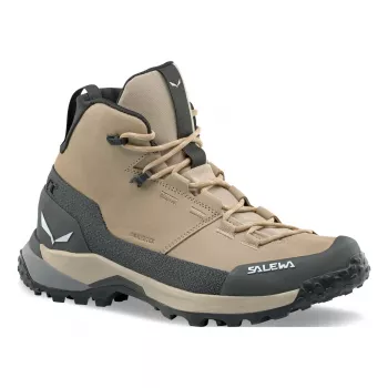Dámské boty SALEWA Puez Leather Mid PTX Quicksand Onyx UK