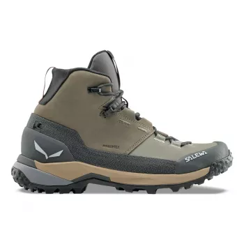 Dámské turistické boty Salewa Puez Leather Mid PTX Bungee Cord/Onyx UK 6 (EU 39)