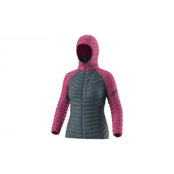 Dámská péřová bunda s kapucí SALEWA Radical Down Magenta 36