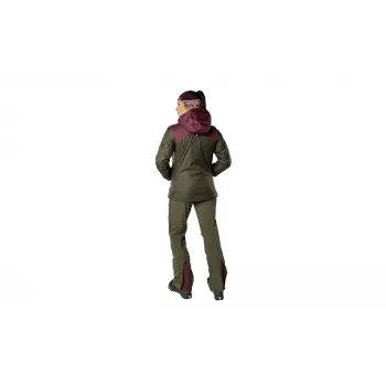 Dámská zateplená bunda s kapucí SALEWA Dynafit Radical PRL Hood Magenta velikost S