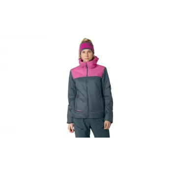 Dámská zateplená bunda s kapucí SALEWA Dynafit Radical PRL Hood Magenta velikost M