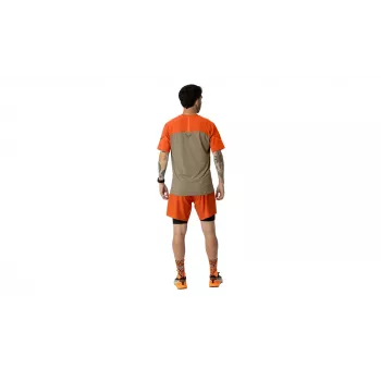 Běžecké tričko SALEWA Dynafit Alpine Pro S/S Tee Fallen Rock, velikost L