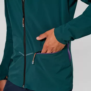 Softshellová bunda Salewa Pedroc Dst Light Jacket, Pond Blue, velikost M