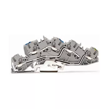 Průchozí svorka WAGO 2005-7646, 3vodičová, 400 V, 24 A, 2,5 mm², šedá