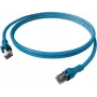 EasyLan saCon DualBoot patch kabel Cat.6A S/FTP modrý 7,5m
