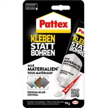 Univerzální lepidlo Pattex místo vrtání Crystal Clear PKBC1 90 g