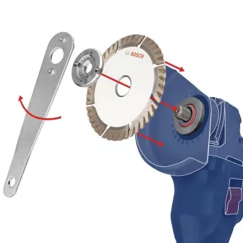 BOSCH Cutting Disc for Stainless Steel and Metal, Ø 125 mm, 100 Pieces in Bucket (Bore 22.23 mm, A 60 T BF)