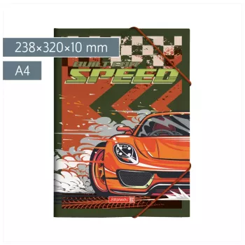 BRUNNEN Fast Wheels desky na dokumenty A4 červeno/zelené