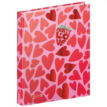 Brunnen Fruity Love kroužkový pořadač růžový