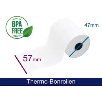 ARTDEV termorole 57x47x12 mm 25 m 48 g/m² s předtištěným textem inkasa