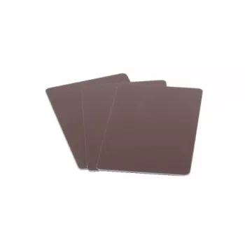 ARTDEV Plastic Card - 86 x 54mm 30mil 0.76mm Blank - Brown