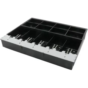 ARTDEV Cash Tray Insert for AC-4280 Cash Drawer – 8 Coin Compartments, 5 Banknote Compartments, Black