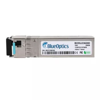 BlueOptics SFP+ BO55J33620D 10GbE BiDi SFP+ transceiver 20 km LC simplex 1330 nm TX / 1270 nm RX kompatibilní se Synology SFP-10G-BX-D