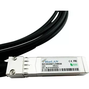 BlueOptics Belkin F2CX036-05M kompatibilní direct attach kabel (DAC) – pasivní 10 Gigabit twinaxiální měděný SFP+ na SFP+ 5 m