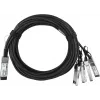 BlueLAN 40G-DACP-QSFP4SFP1M-BL QSFP+ na 4x SFP+ pasivní Direct Attach Copper breakout kabel, 1m