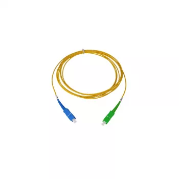 BlueOptics simplexní optický patch kabel SC-UPC/SC-APC Single Mode OS2 9/125µm 50 m LSZH modrý/zelený