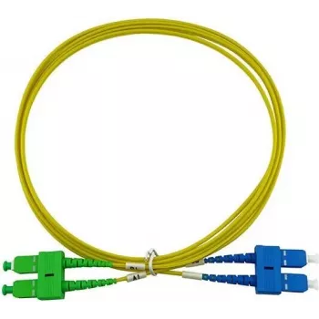 BlueOptics duplexní optický patch kabel SC-UPC na SC-APC Singlemode OS2 2 metry