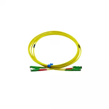 BlueOptics duplexní optický patch kabel, E2000-APC/E2000-APC, jednovidový OS2, 5 m, zelený, LSZH