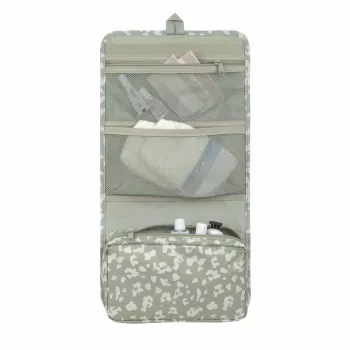 Přebalovací taška Lässig Green Label XL Leo 1,9 l 26 x 4,5 x 19 cm s vodoodpudivou přebalovací podložkou, recyklovaný polyester, Light Khaki