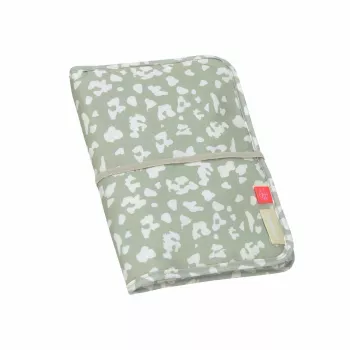 Přebalovací taška Lässig Green Label Leo 18 x 2,5 x 25,5 cm s vodoodpudivou přebalovací podložkou, recyklovaný polyester, Light Khaki