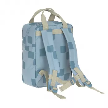 Mini čtvercový batoh Lassig Pattern Party Blue