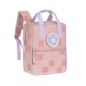Lassig mini batoh Square Pattern Party Rose