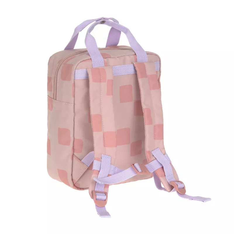 Lassig mini batoh Square Pattern Party Rose