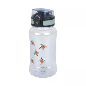 LASSIG Tritan pitná láhev 420 ml Tiny Team Dog mint/modrá