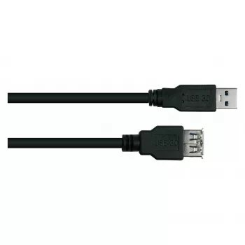 Kabelmeister Alcasa UK30P-ASA-010S prodlužovací kabel USB 3.2 Gen 1, USB-A samec na USB-A samice, 1 m, černý