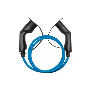 kabelmeister® nabíjecí kabel pro EV Mode 3, Type 2 zástrčka na zásuvku, 3fázový, 16 A, 11 kW, modrá, 5 m
