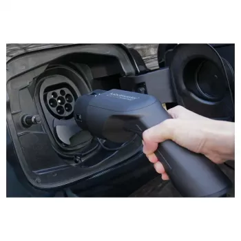 KABELMEISTER nabíjecí kabel pro EV Mode 3, Type 2 zástrčka na zásuvku, 3fázový, 16A, 11kW, modrá, 7,5m