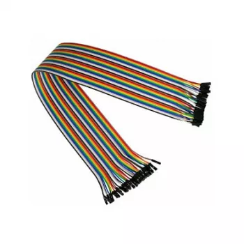 Propojovací vodiče Kabelmeister Jumper Wire 40pinové, oddělitelné vodiče pro Arduino, Raspberry Pi atd., samice na samici, 20 cm