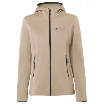 Dámská fleeceová mikina s kapucí Vaude Idris Fleece Hoody Linen velikost M
