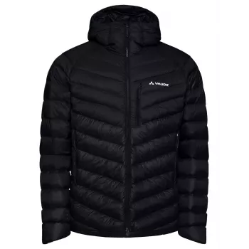 Péřová bunda s kapucí Vaude Monviso Down Hooded Jacket - černá, velikost L