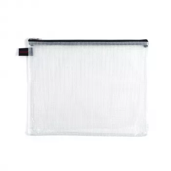 Foldersys B5 zip pouzdro transparentní