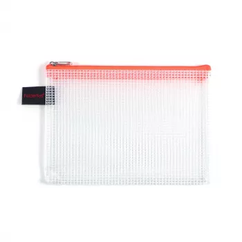 FolderSys A6 zip pouzdro transparentní PVC 0,2 mm