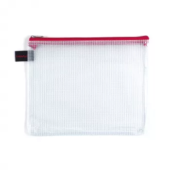 Foldersys B6 zipová taška transparentní PVC dokumentová taška