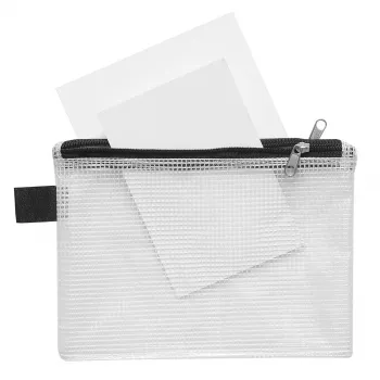 Kapsa na zip FolderSys A6, transparentní PVC