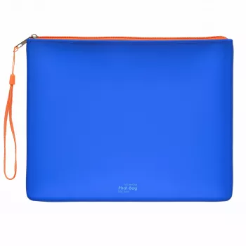 Kapsa na zip PHAT BAG FolderSys, silikonová, A5, modrá (40484-40)