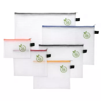 FolderSys sada zipových kapes 1x A6, B6, A5, B5, A4, B4