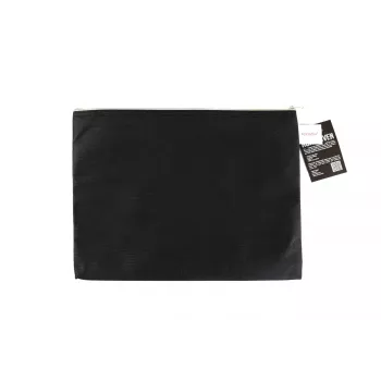 FolderSys A4 zip sáček černý neprůhledný netkaný PP 270 x 350 mm